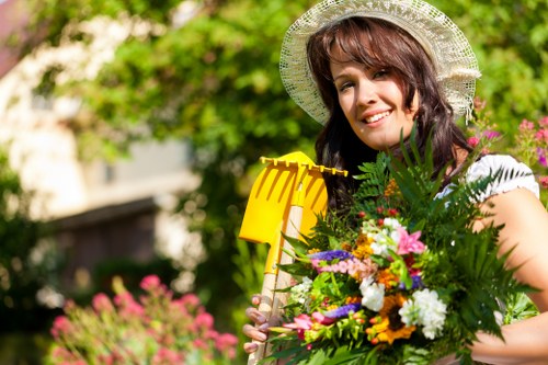 Residential tree removal service in a Finsbury garden